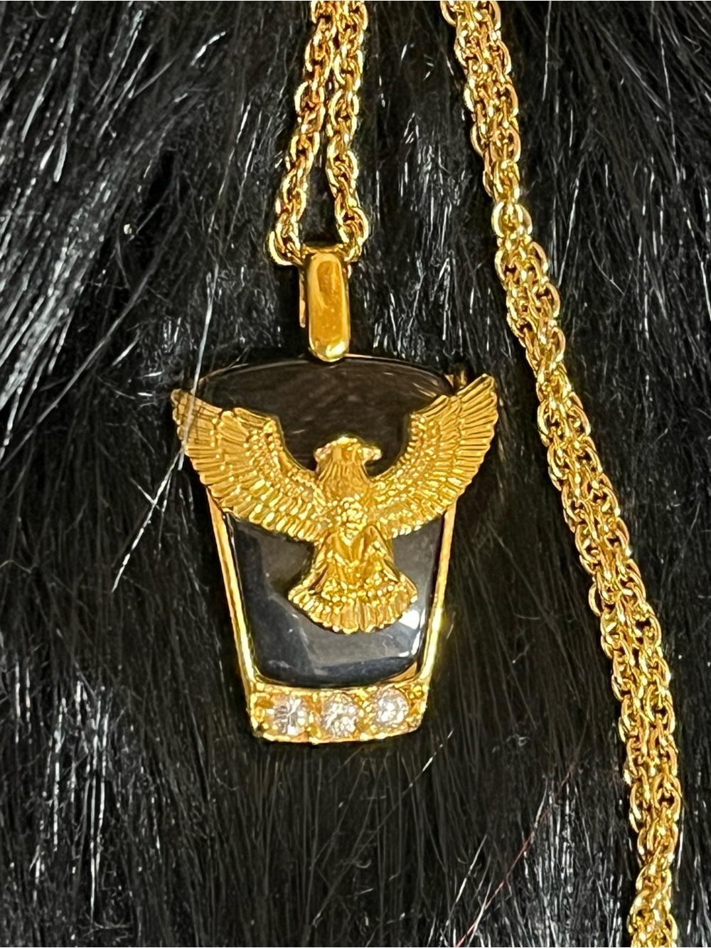 Early American Style Eagle Necklace